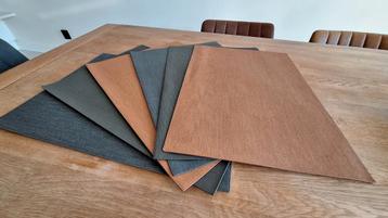 6 Lederlook Placemats LOODS 5 - Zeer Goede Staat beschikbaar voor biedingen