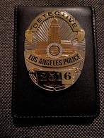 Police Badge LAPD Politie USA met holder en ketting, Verzamelen, Verzenden, Overige soorten, Amerika, Embleem of Badge
