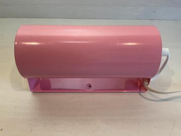 Vintage roze bedlampje leeslampje Ikea V413 E14 fitting beschikbaar voor biedingen