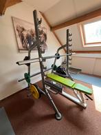 Fitness Squat Rack - Multi press - Olympische halterstang, Ophalen of Verzenden, Zo goed als nieuw, Metaal, Krachtstation