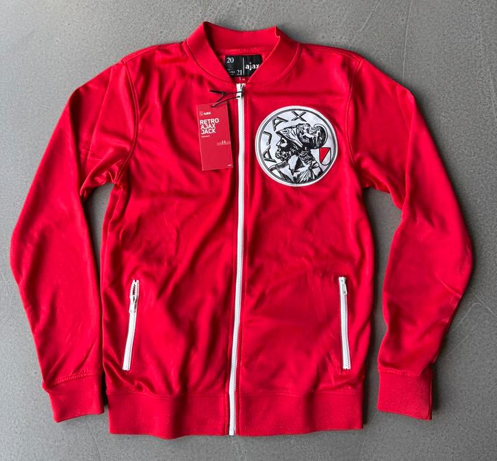 Ajax retro jack, Kleding | Heren, Truien en Vesten, Nieuw, Maat 48/50 (M), Rood, Ophalen of Verzenden