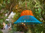 IKEA SOLVINDEN Hanglamp Oranje/Blauw, Ophalen of Verzenden, Gebruikt, Stof, Minder dan 50 cm