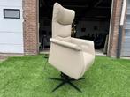 Sta-op stoel PROMINENT Wilson Frans Molenaar beige leer, Metaal, Prominent, Overige kleuren, Geen
