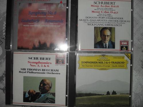 4 CD'S FRANZ SCHUBERT., Cd's en Dvd's, Cd's | Klassiek, Zo goed als nieuw, Orkest of Ballet, Romantiek, Ophalen of Verzenden