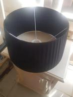Zwarte lampenkap., Ophalen of Verzenden, Gebruikt, Rond, Minder dan 25 cm
