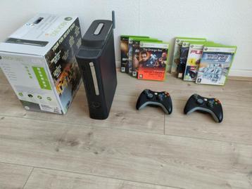 Te koop: xbox 360 elite 120 gb zgan + vele orig nieuwe accs. beschikbaar voor biedingen