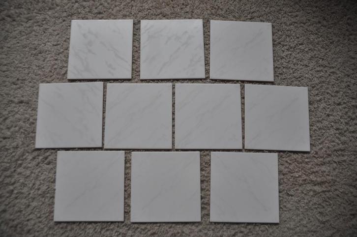 10  Geglazuurde  Vloer-/Wandtegels  -  Mat  -  Nieuw!, Doe-het-zelf en Verbouw, Tegels, Nieuw, Overige typen, Keramiek, 20 tot 40 cm