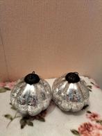 Zware kerstballen zilverkleur, Ophalen of Verzenden, Zo goed als nieuw