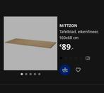 Tafelblad eikenfineer, Huis en Inrichting, Ophalen, Nieuw, 50 tot 100 cm, 150 tot 200 cm