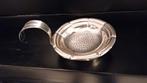 Gero Zilmeta zilveren theezeefje met schotel, Antiek en Kunst, Antiek | Goud en Zilver, Ophalen of Verzenden
