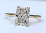 Diamanten gouden ring 2.02 Karaat!, Sieraden, Tassen en Uiterlijk, Ringen, Ophalen of Verzenden, Zo goed als nieuw, 17 tot 18