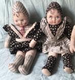 2 oude lappen poppen, Ophalen of Verzenden