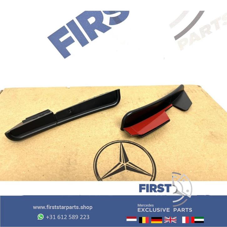 AMG WIELKAST AERO SPLITTER SET ACHTERSCHERM SPOILER L/R Merc, Auto-onderdelen, Carrosserie en Plaatwerk, Achterklep, Mercedes-Benz
