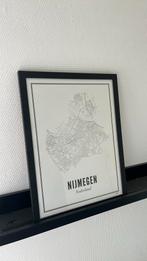 Nijmegen poster Wijck met lijst, Ophalen of Verzenden, Zo goed als nieuw