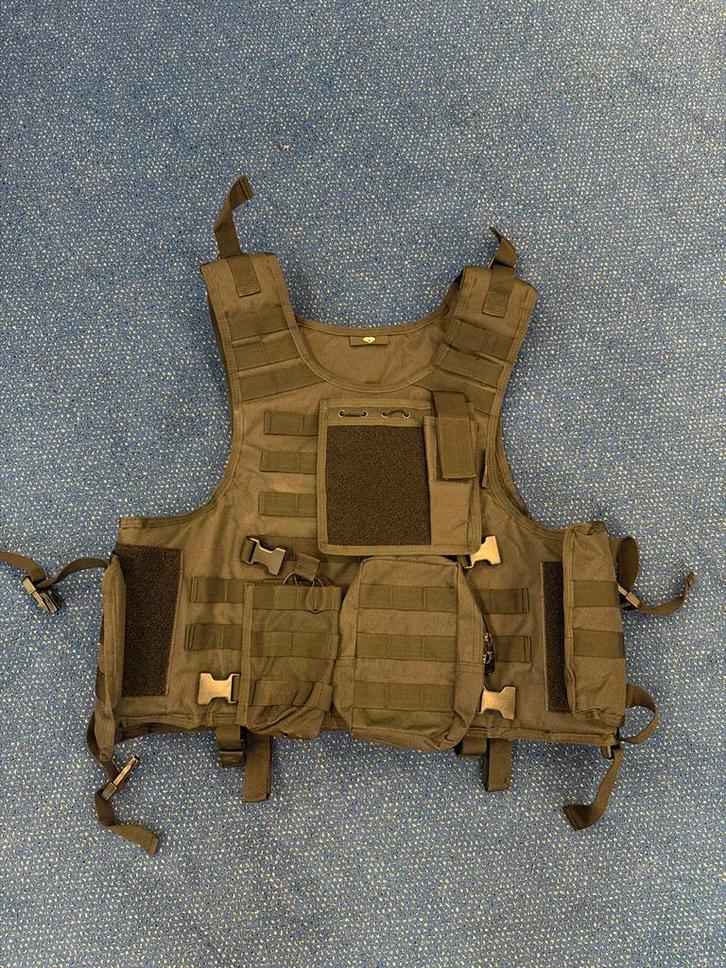 Airsoft Vest - Zonder Plates - Zwart, Verzamelen, Militaria | Algemeen, Overige soorten, Overige typen, Overige gebieden, Ophalen of Verzenden