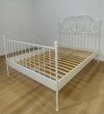 IKEA Leirvik 140x200cm, Ophalen, Gebruikt, Wit, Tweepersoons