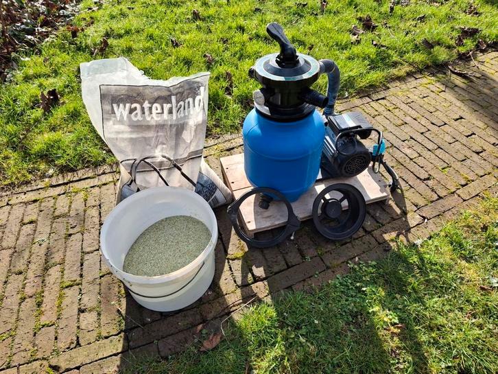Waterland ZF-200 Zwembadfilterpomp met Filterglas, Hobby en Vrije tijd, Overige Hobby en Vrije tijd, Zo goed als nieuw, Ophalen