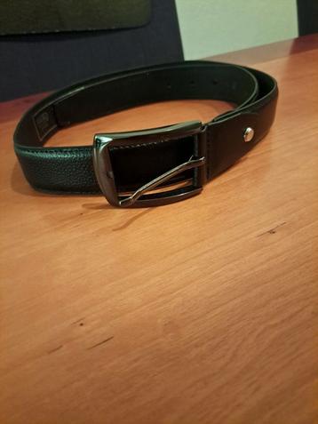 Leren herenriem zwart 100cm beschikbaar voor biedingen