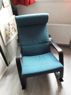 Ikea Poang Schommelstoel + Nieuw Kussen, Ophalen, Hout, Zo goed als nieuw, 50 tot 75 cm