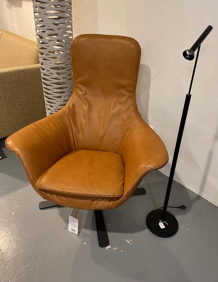 Nieuwe Label relaxfauteuil Seat 24, met kantelkiepmechanisme, Huis en Inrichting, Fauteuils, Nieuw, Leer, 75 tot 100 cm, 75 tot 100 cm
