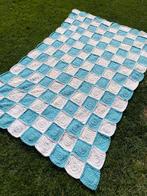 Prachtig gehaakt vintage sprei/ plaid/ picknickkleed, Ophalen of Verzenden, Zo goed als nieuw
