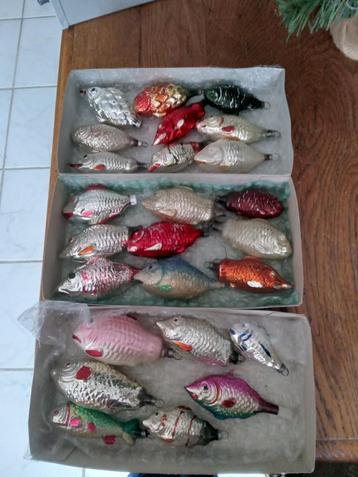 antieke kerstbal nr 324 model vissen verkoop is per stuk beschikbaar voor biedingen