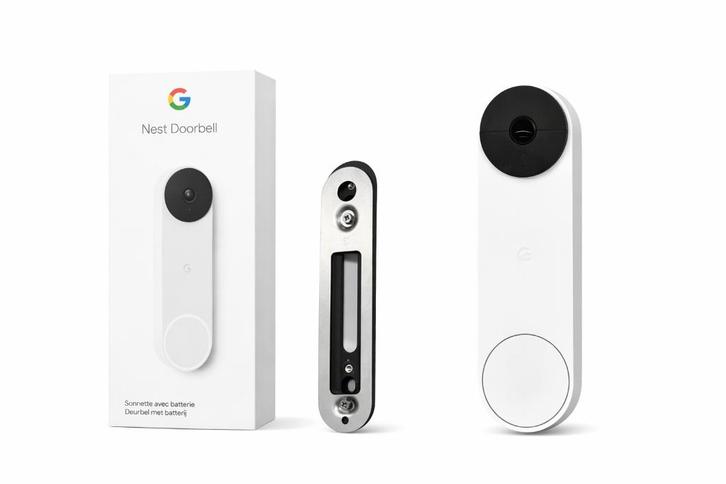 Google Nest Doorbell (Batterij), Huis en Inrichting, Deurbellen, Gebruikt, Draadloos, Ingebouwde camera, Compatibel met smartphone