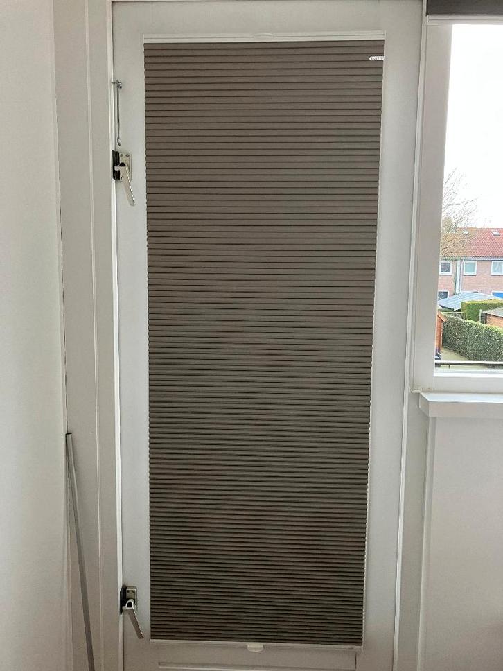 plissé duette gordijn sunvision zandkleur verduisterend, Huis en Inrichting, Stoffering | Gordijnen en Lamellen, Zo goed als nieuw