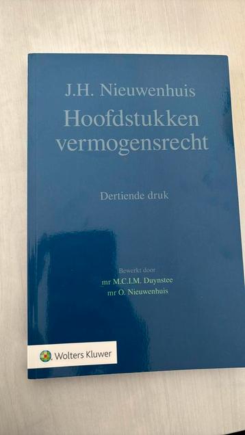 Hoofdstukken vermogensrecht beschikbaar voor biedingen