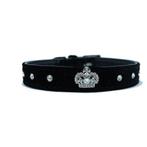 Halsbandje fluweel met kroon, Nieuw, Ophalen of Verzenden, Info@dedierenoutlet.nl, Onbekend