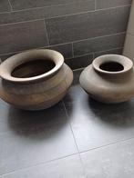 HOFFZ houten potten, Ophalen, Gebruikt, Overige materialen