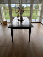 Prachtige eikenhouten eettafel 'Old French’ met laatjes., Huis en Inrichting, Ophalen, Eikenhout, 200 cm of meer, 50 tot 100 cm