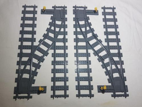 Wissels RC lego trein rails 60238, 7895, 7996 MOD (1), Kinderen en Baby's, Speelgoed | Duplo en Lego, Zo goed als nieuw, Lego
