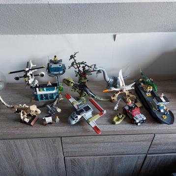 Jurassic Park/World LEGO Dinos (gedeeltelijk complete sets) beschikbaar voor biedingen