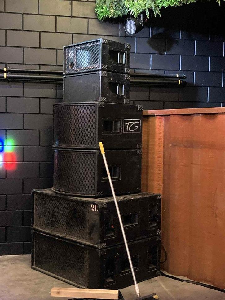 luidsprekers, Audio, Tv en Foto, Luidsprekers, Gebruikt, Overige typen, 120 watt of meer, Overige merken, Ophalen