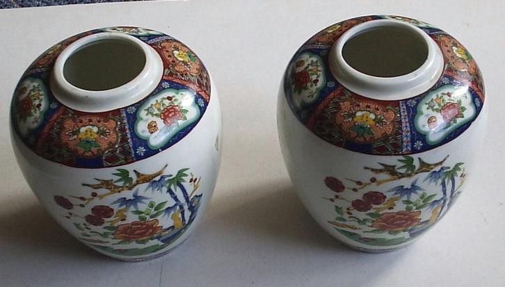 Chinese vaasjes / vazen. 15 cm hoog. 5,-- stuk / samen 7,50, Huis en Inrichting, Woonaccessoires | Vazen, Nieuw, Overige kleuren
