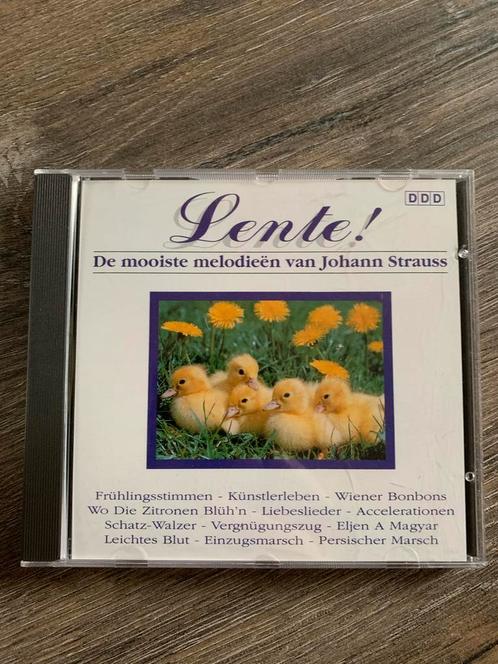 Lente! Johann Strauss - Klassieke CD, Cd's en Dvd's, Cd's | Klassiek, Gebruikt, Orkest of Ballet, Romantiek, Ophalen of Verzenden