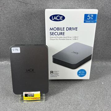 Lacie Mobile Drive Secure harde schijf 5TB | in doos| 395725 beschikbaar voor biedingen