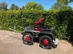 Marathonwagen paard 23 inch wielen voor enkel en tweespan, Dieren en Toebehoren, Zo goed als nieuw, Marathonwagen, Paard