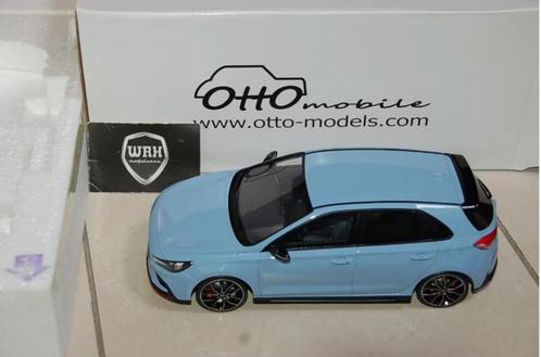 1:18 HYUNDAI I30 N light blue Otto mobile OT425 in box WRH, Hobby en Vrije tijd, Modelauto's | 1:18, Zo goed als nieuw, Auto, OttOMobile