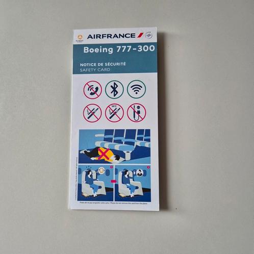 Safety Cards diverse airlines #2, Verzamelen, Luchtvaart en Vliegtuigspotten, Zo goed als nieuw, Kaart, Foto of Prent, Ophalen of Verzenden