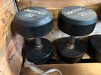 2 x 20 kg rubberen dumbbells dumbbell set gewichten, Ophalen, Dumbbell, Gebruikt, 2 x 20 kg