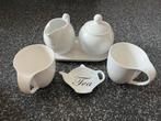 Mooi thee-/koffiesetje, porselein, Huis en Inrichting, Keuken | Servies, Ophalen, Overige typen, Nieuw, Effen