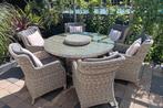 6 persoons ronde tuinset / diningset incl lazy susan