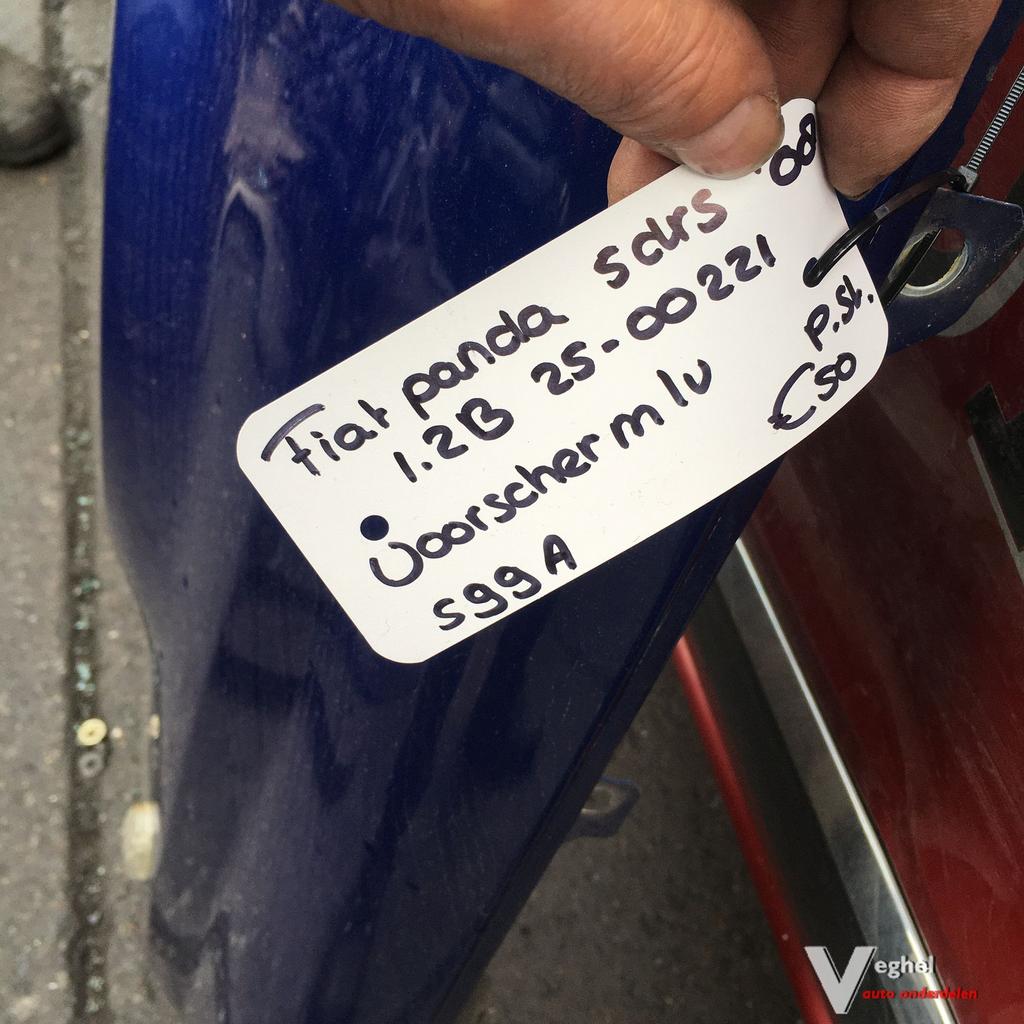 Fiat Panda 5drs 1.2 B 2008 2500221 Kleurcode 599A  Voorscher, Ophalen, Gebruikt, -, -