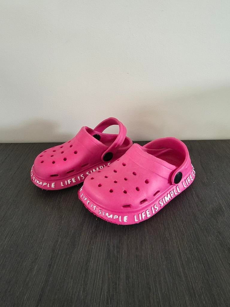 Roze Crocs slippers maat 22, Ophalen of Verzenden