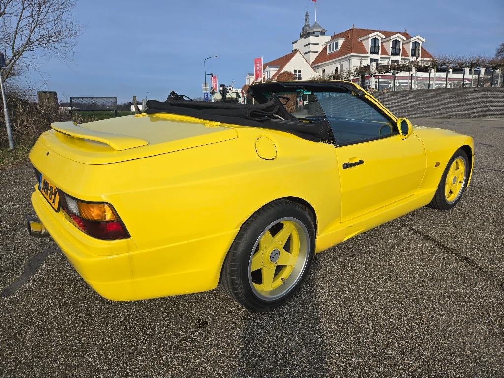 Porsche 944 Cabrio Bieber Breitbau tuning250PK BELASTINGVRIJ, Achterwielaandrijving, Zwart, Cabriolet, 4 stoelen