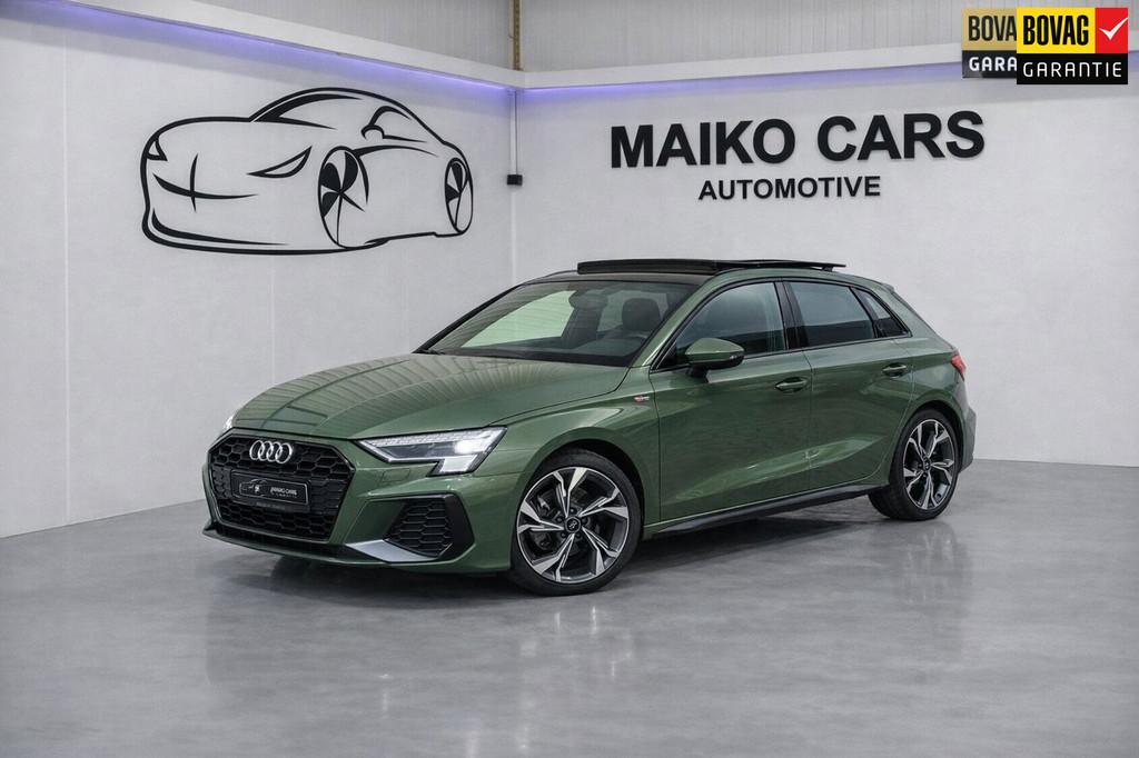 Audi A3 Sportback 35 TFSI S Edition 3x S-LINE |PANO| Matrix, Auto's, Audi, 1300 kg, 4 cilinders, 150 pk, Leder en Stof