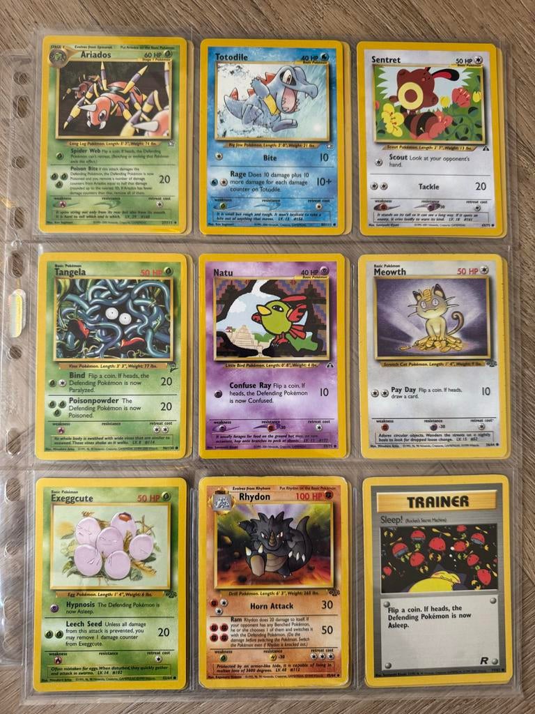 Pokémon Kaarten Collectie - Diverse Oude Kaarten, Ophalen of Verzenden, Gebruikt, Meerdere kaarten