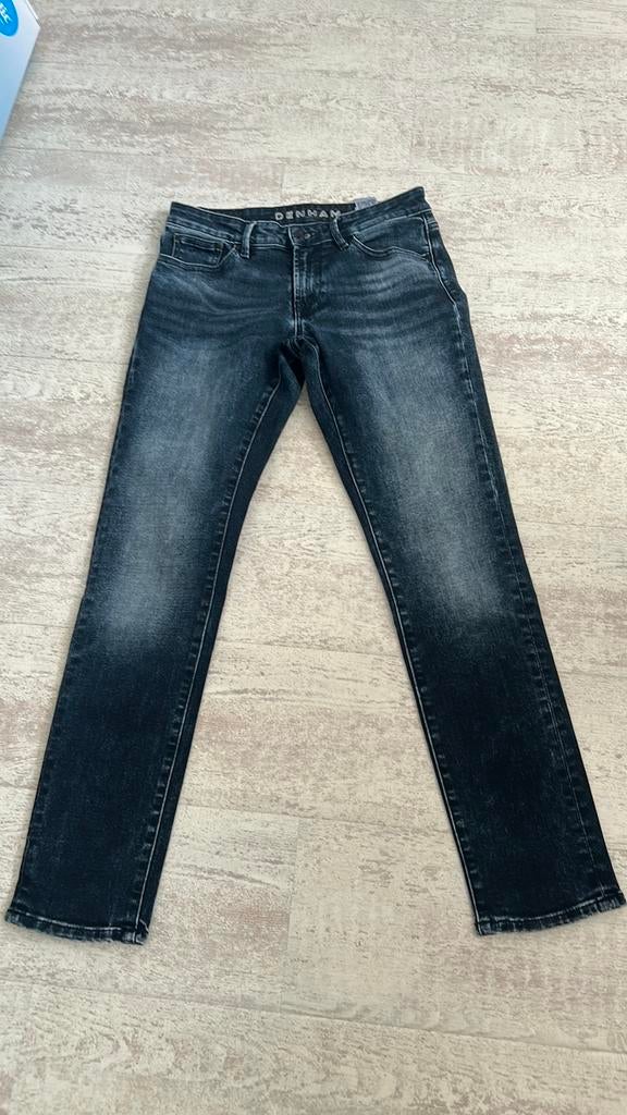 Mooie donkerblauwe jeans van Denham Monroe 25-30, Ophalen of Verzenden, Zo goed als nieuw, Blauw, W27 (confectie 34) of kleiner